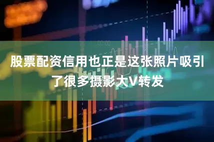 股票配资信用也正是这张照片吸引了很多摄影大V转发
